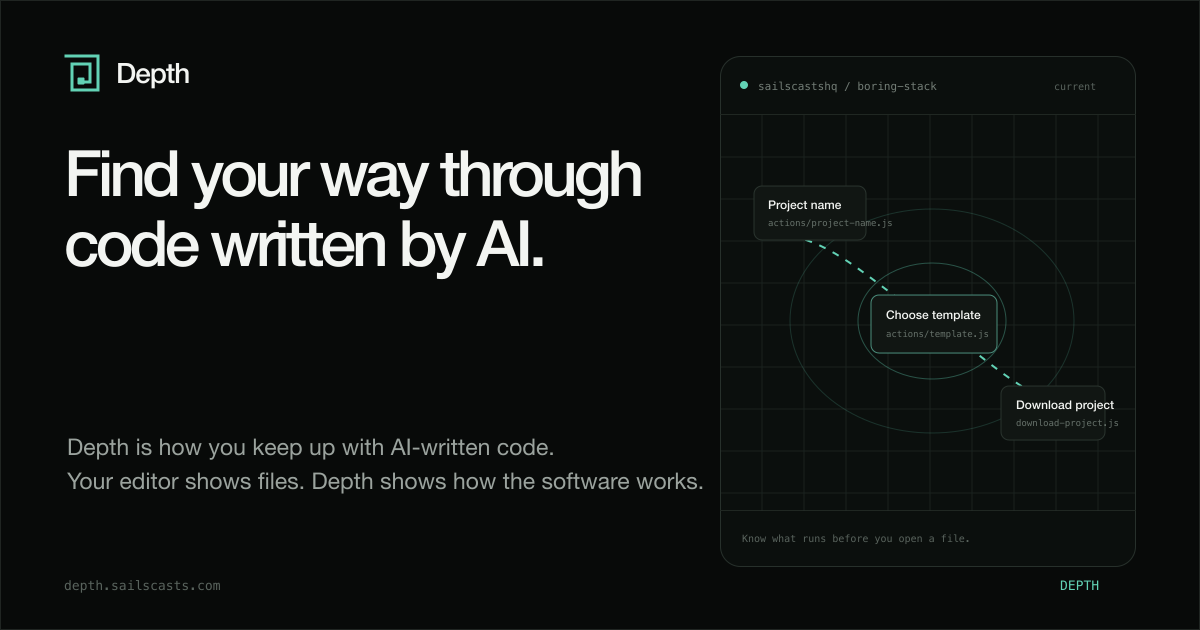 Depth — Making code worth reading again